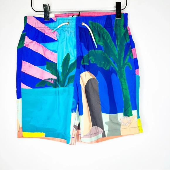 Scotch and Soda Mid Length Classic Fit Boys Swim Shirts Size 12 NWT - Picture 2 of 6